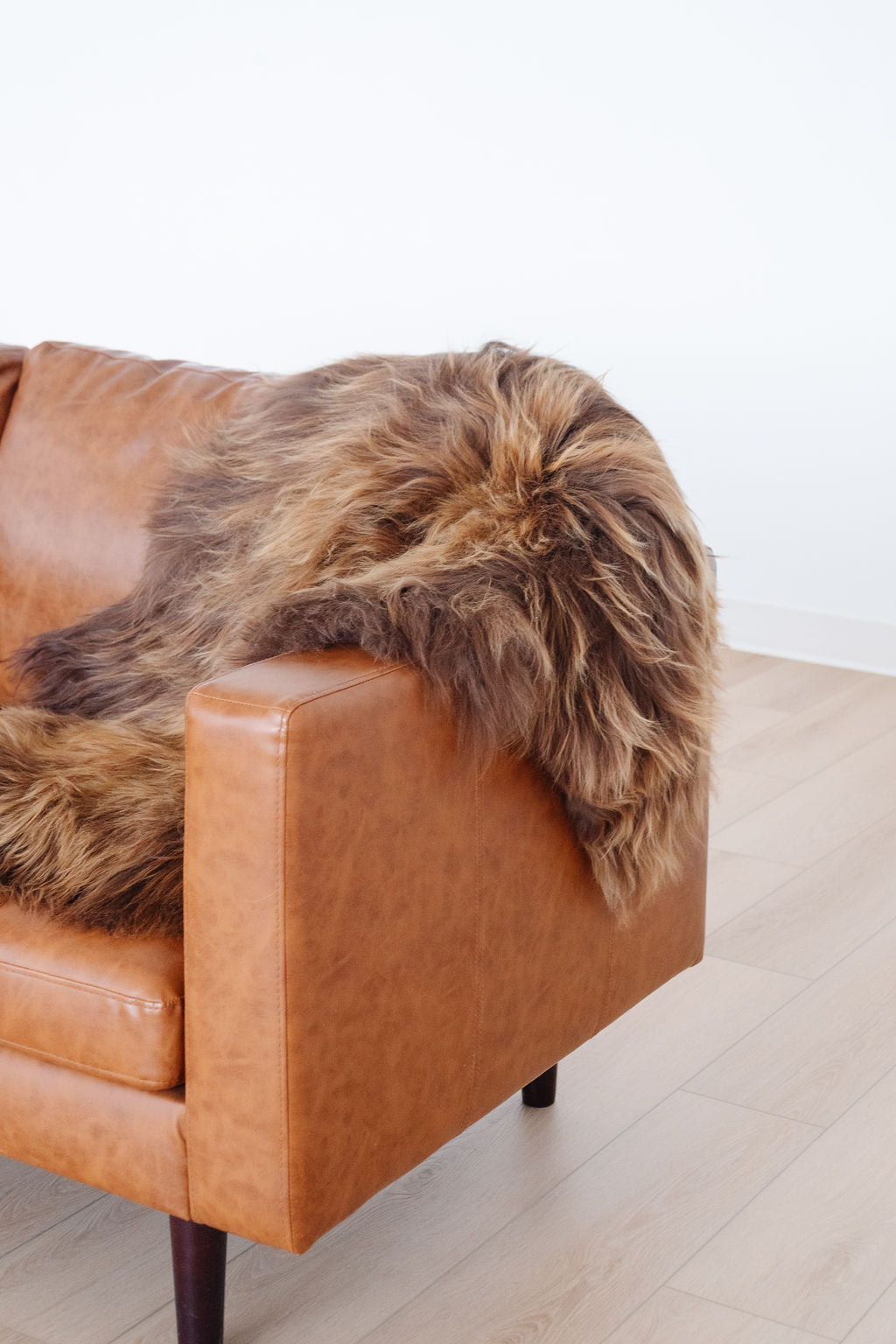 Rare Rusty Brown Icelandic Sheepskin