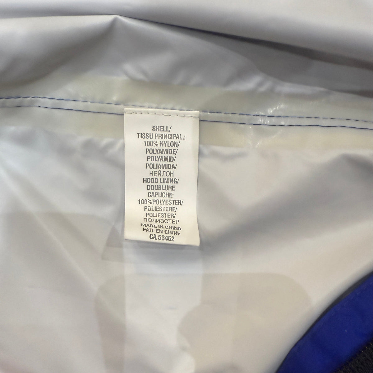 Europe Bound Unisex Packable Travel Rain Jackets Sizes XL-3XL
