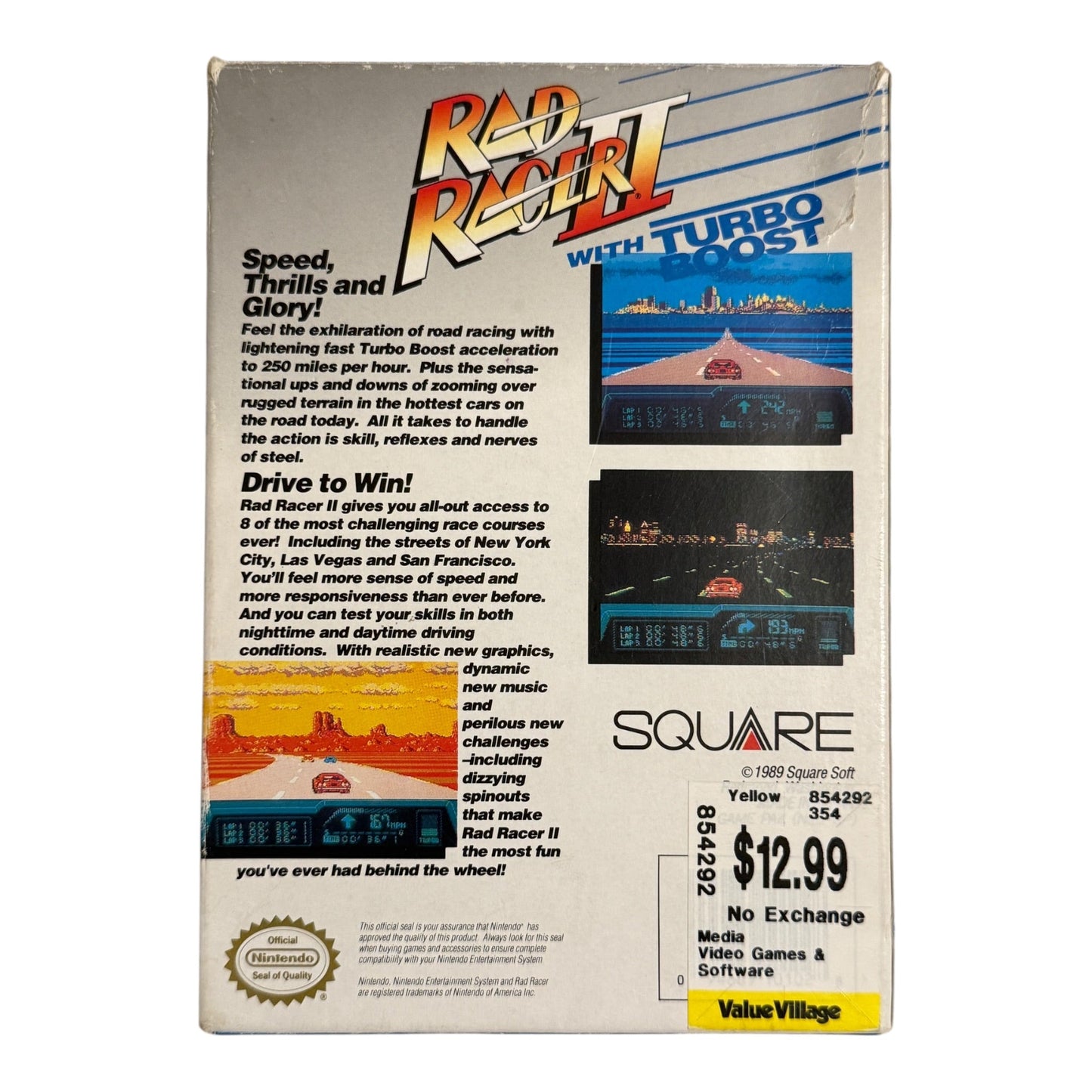 Rad Racer II (NES)