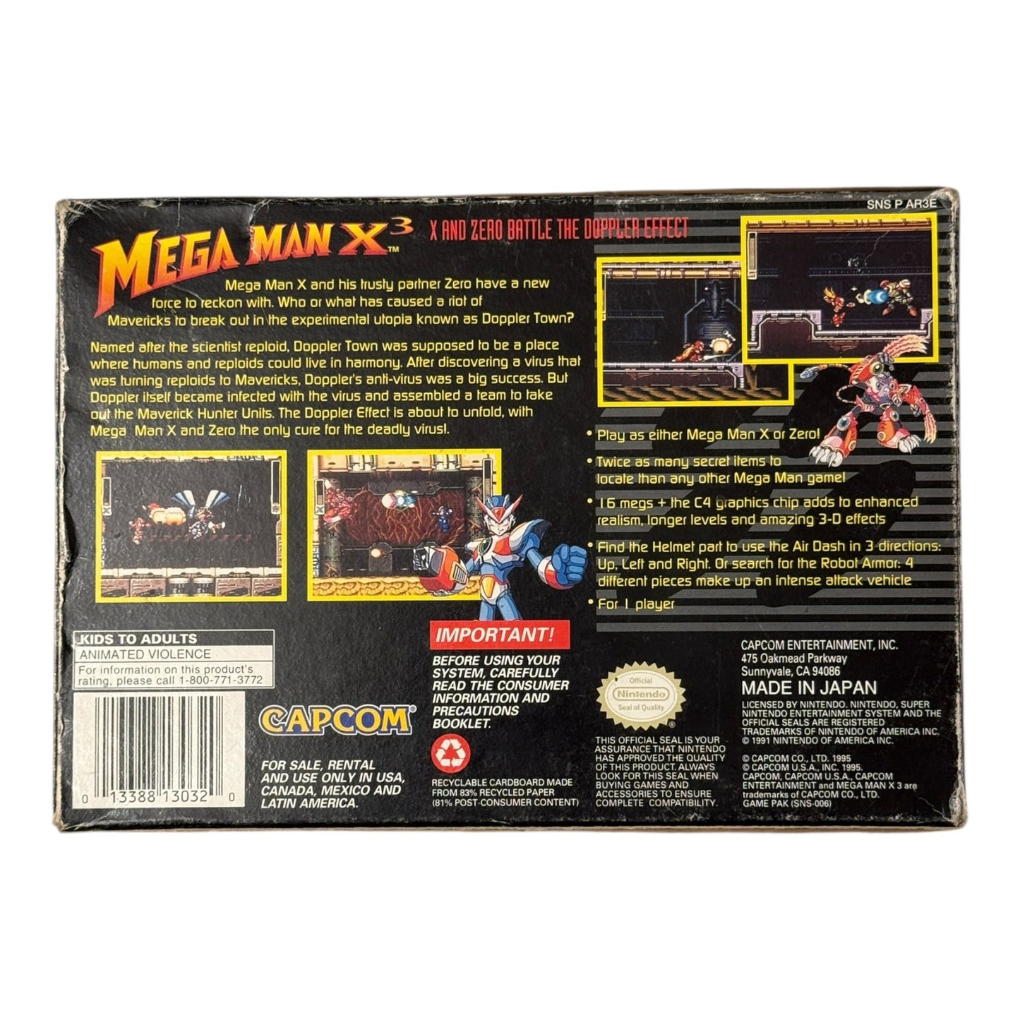Mega Man X3 (SNES)