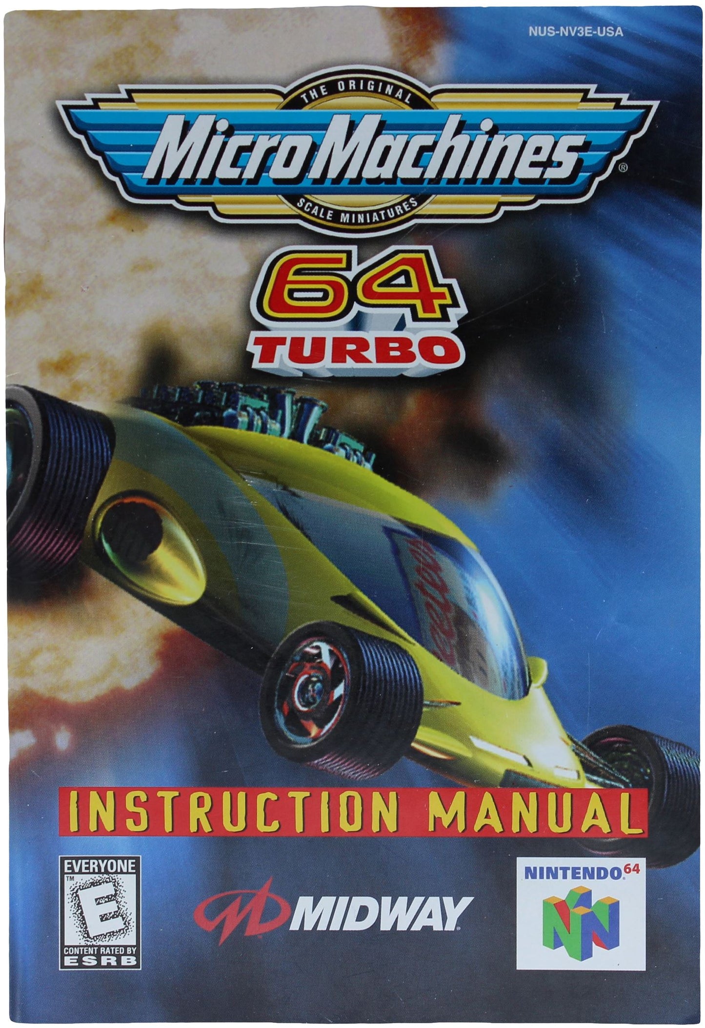 The Original Micro Machines Scale Miniatures 64 Turbo