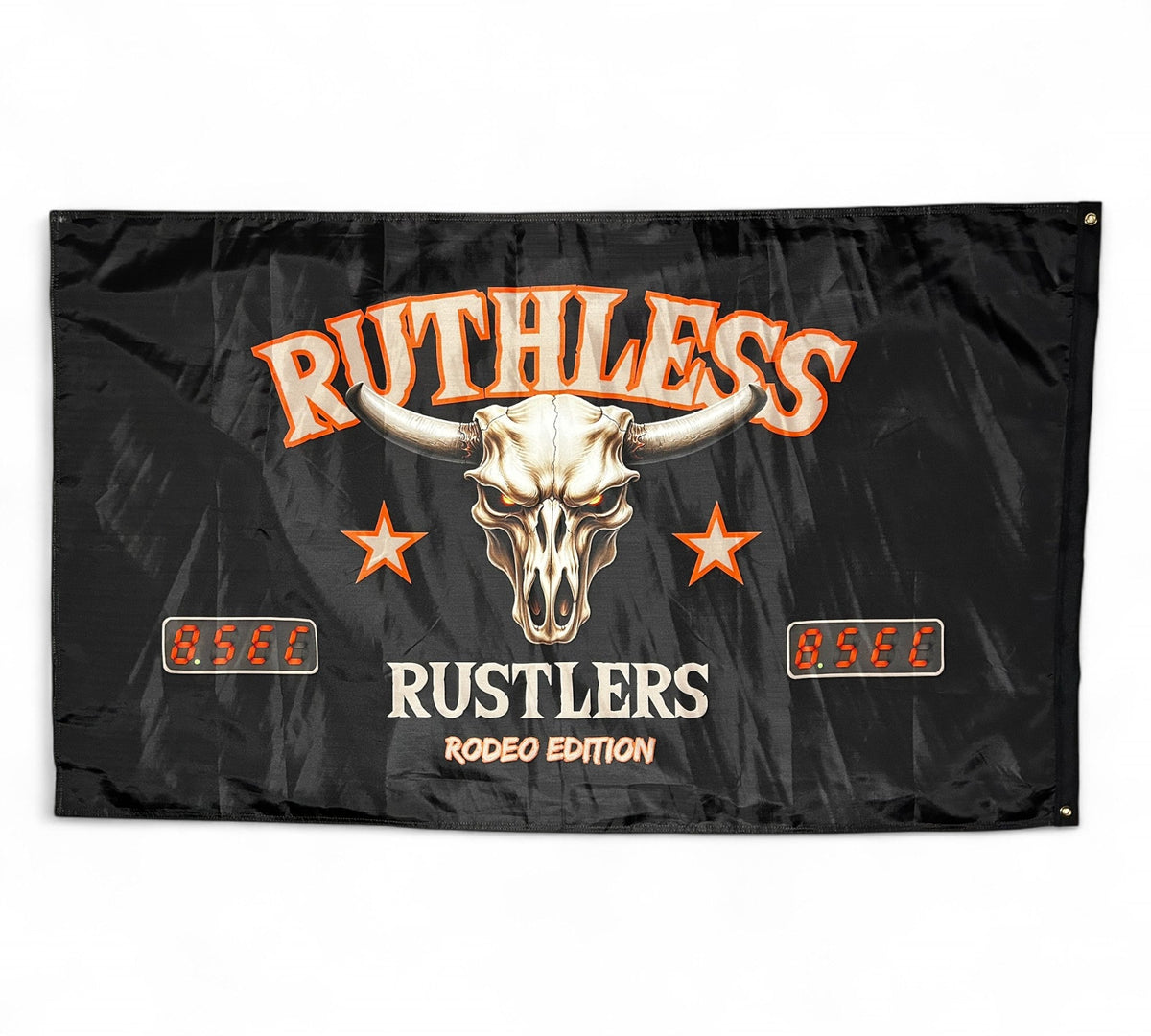 Ruthless Rustlers 8 Seconds Flag