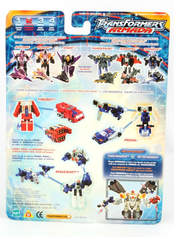 Transformers Armada Firebot Makeshift Prowl Figure Set