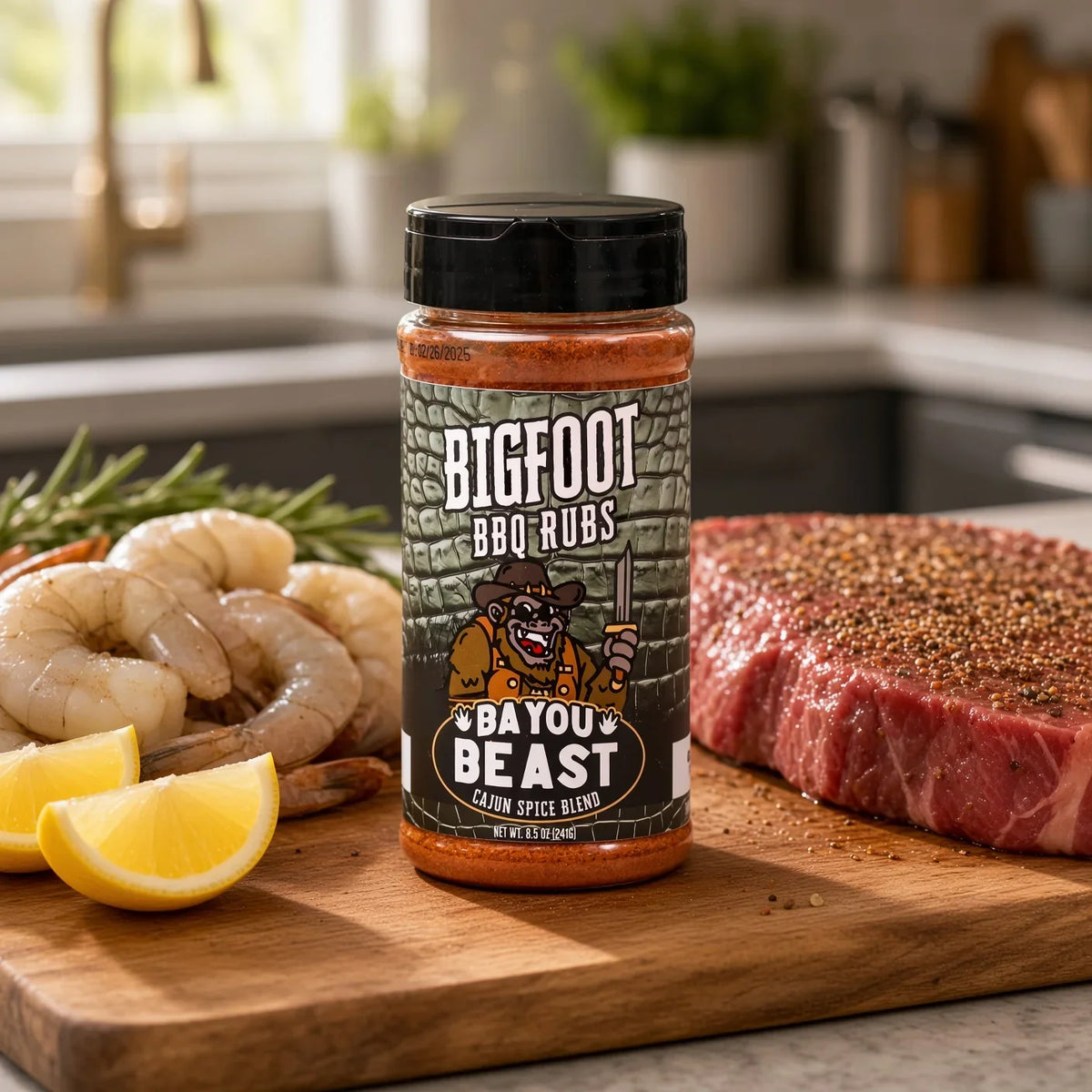 Bigfoot BBQ Rubs Bayou Beast Cajun Spice Blend