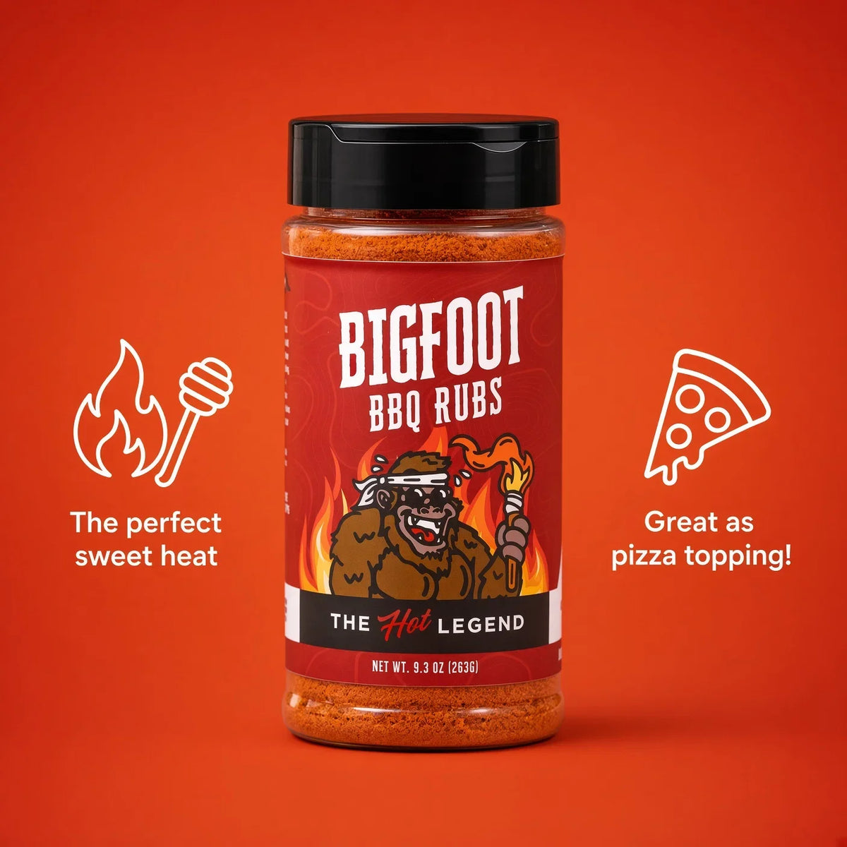 Bigfoot BBQ Rubs The "Hot" Legend BBQ Rub