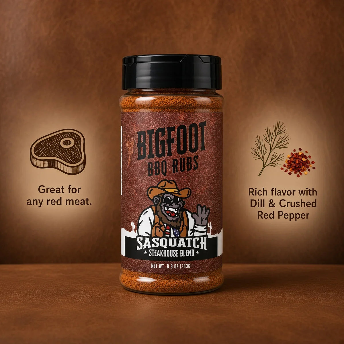 Bigfoot BBQ Rubs Sasquatch Steakhouse Blend