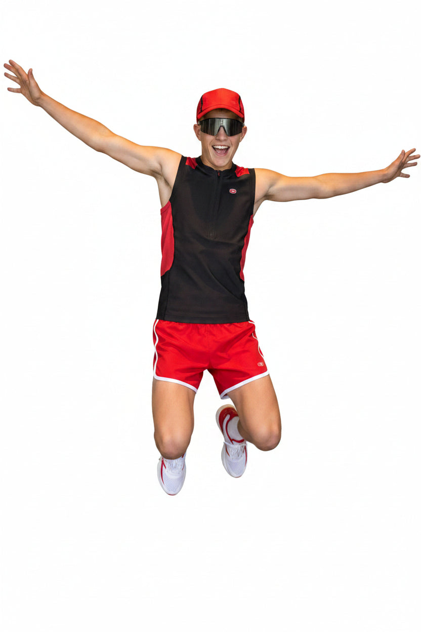 Sugoi Men's RS Tri Tank Tops with 13 inch Front Zip