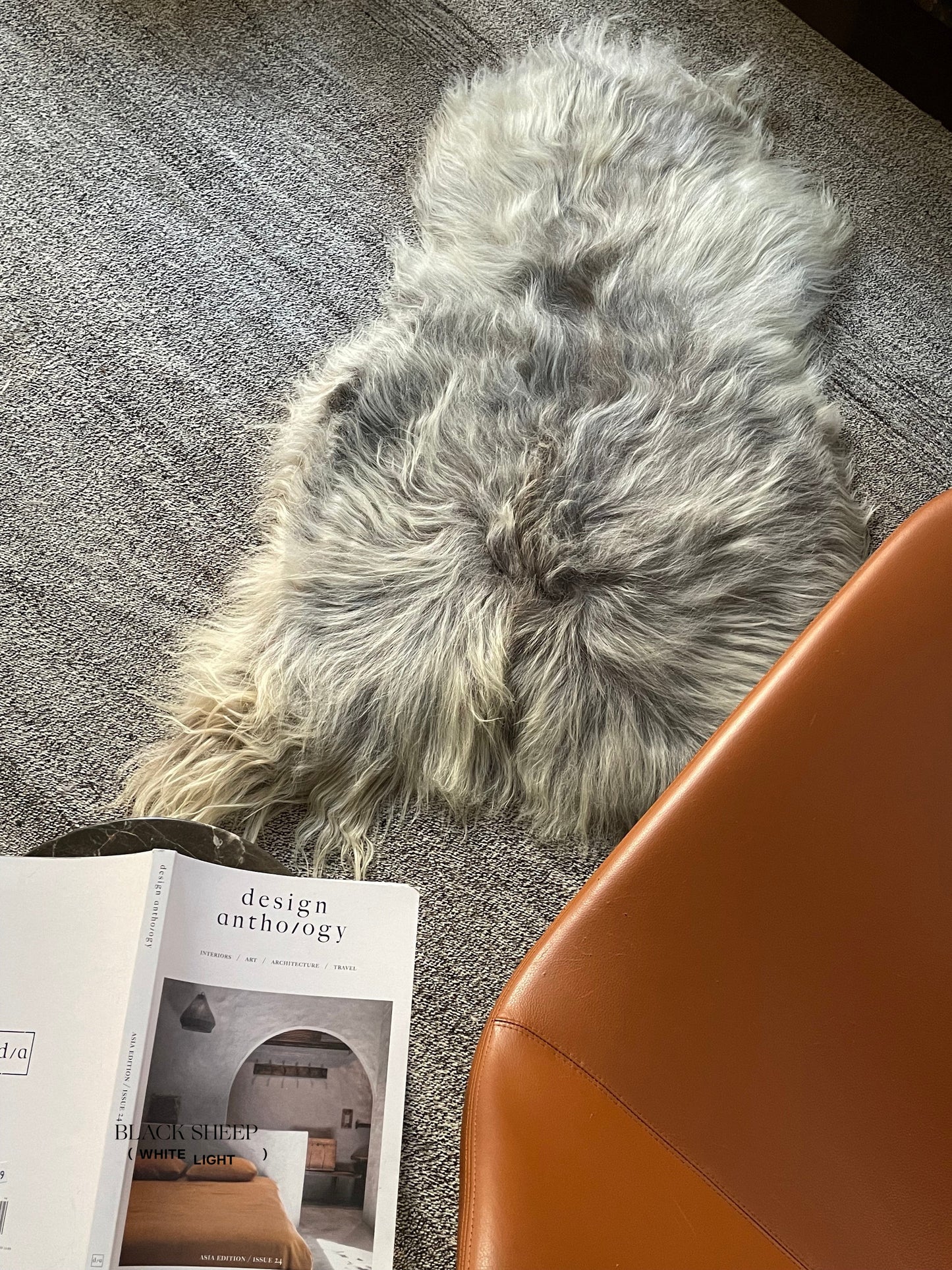Natural Light Grey Icelandic Sheepskin