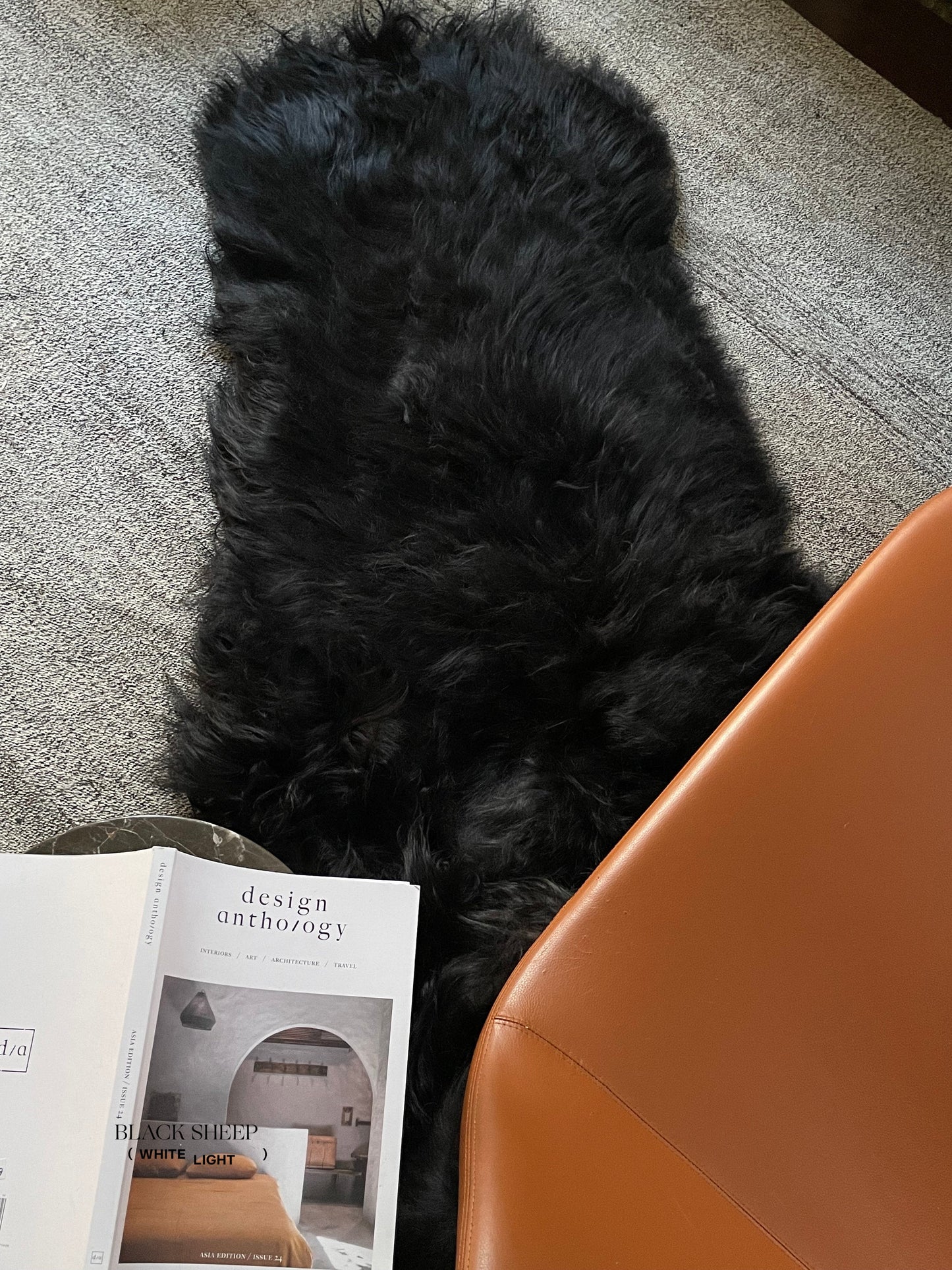 Black Double Icelandic Sheepskin