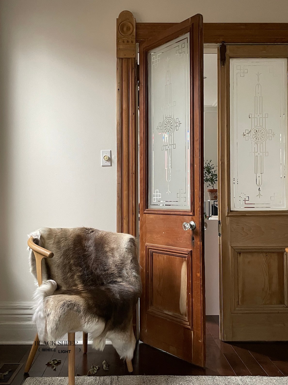 Dark Sami Reindeer Hide