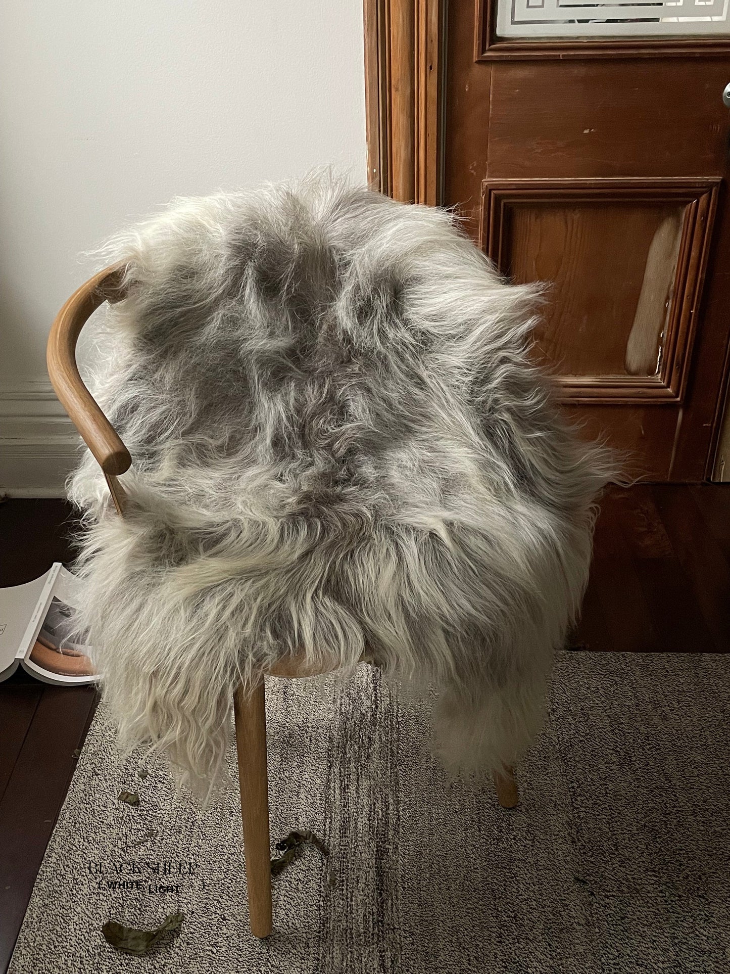 Natural Light Grey Icelandic Sheepskin