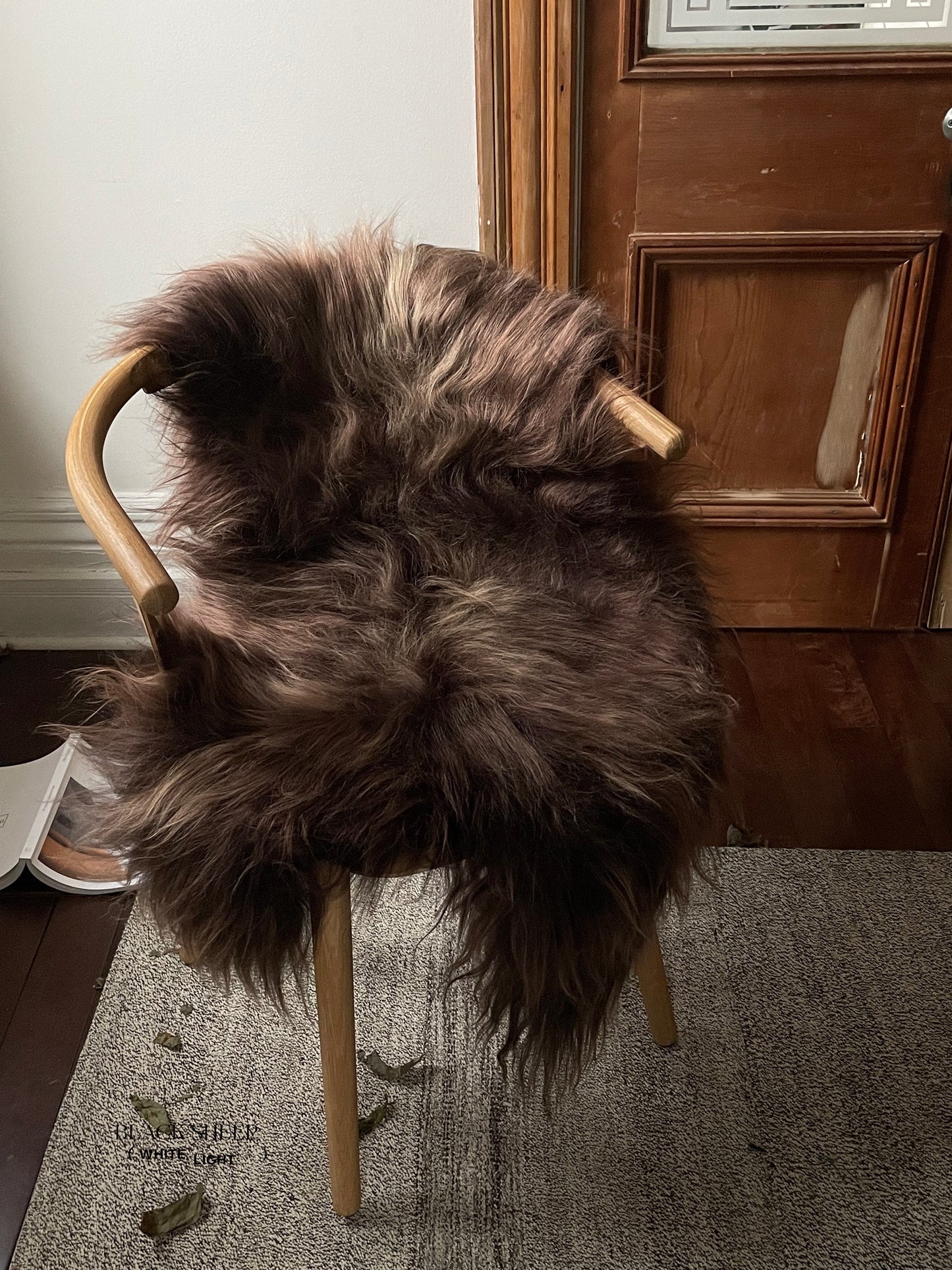 Dark Brown Icelandic Sheepskin