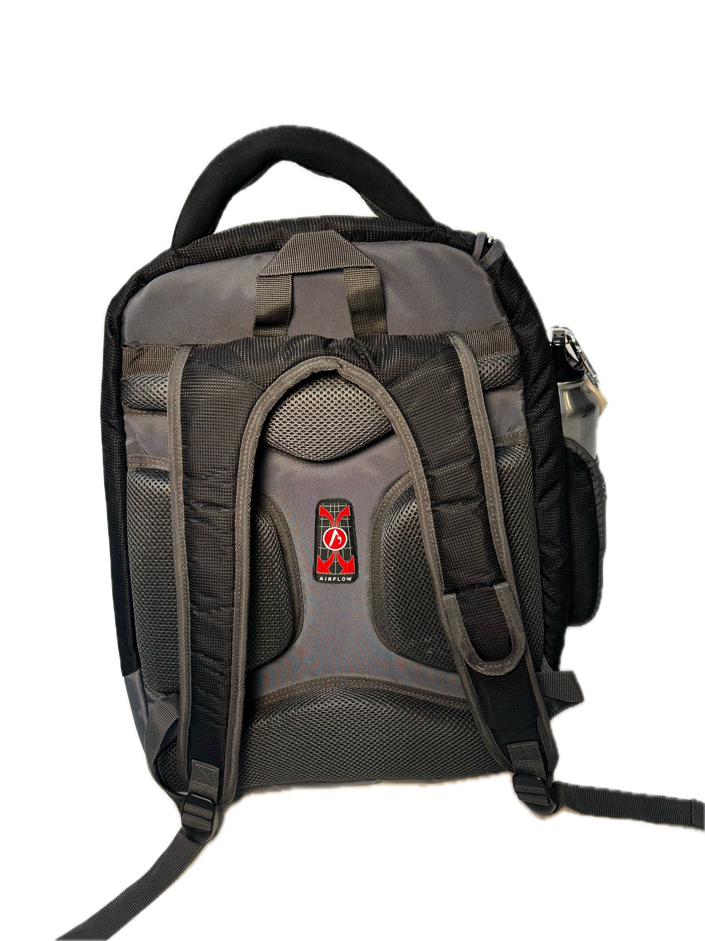Europe Bound Exec-Tek Black & Grey Heavily Cushioned Laptop Backpack 25L