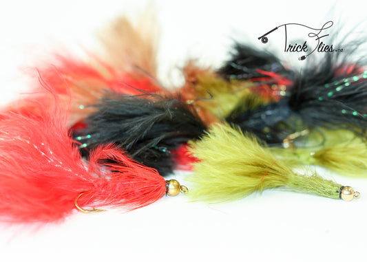 Beadhead Woolly Bugger 12 Fly Collection