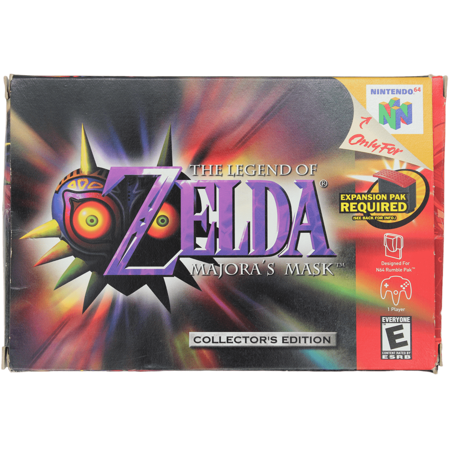 The Legend Of Zelda: Majora's Mask + Box + Manual + Clear Case