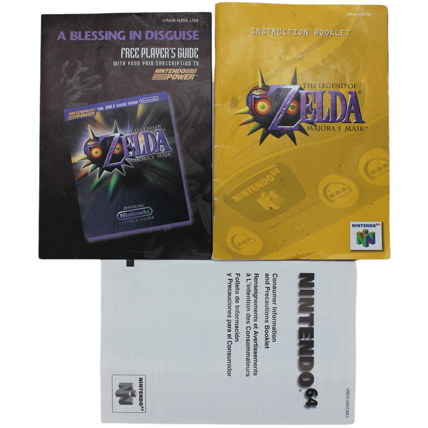 The Legend Of Zelda: Majora's Mask + Box + Manual + Clear Case