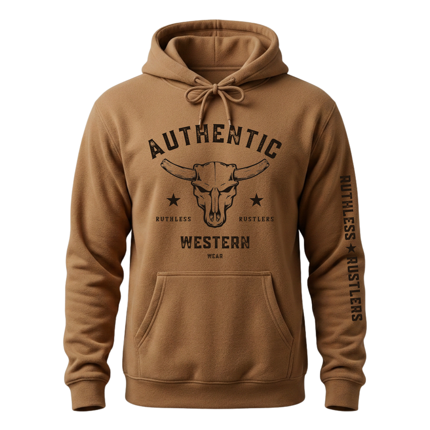 AUTHENTIC WESTERN HEAVYWEIGHT HOODIE | Saddle