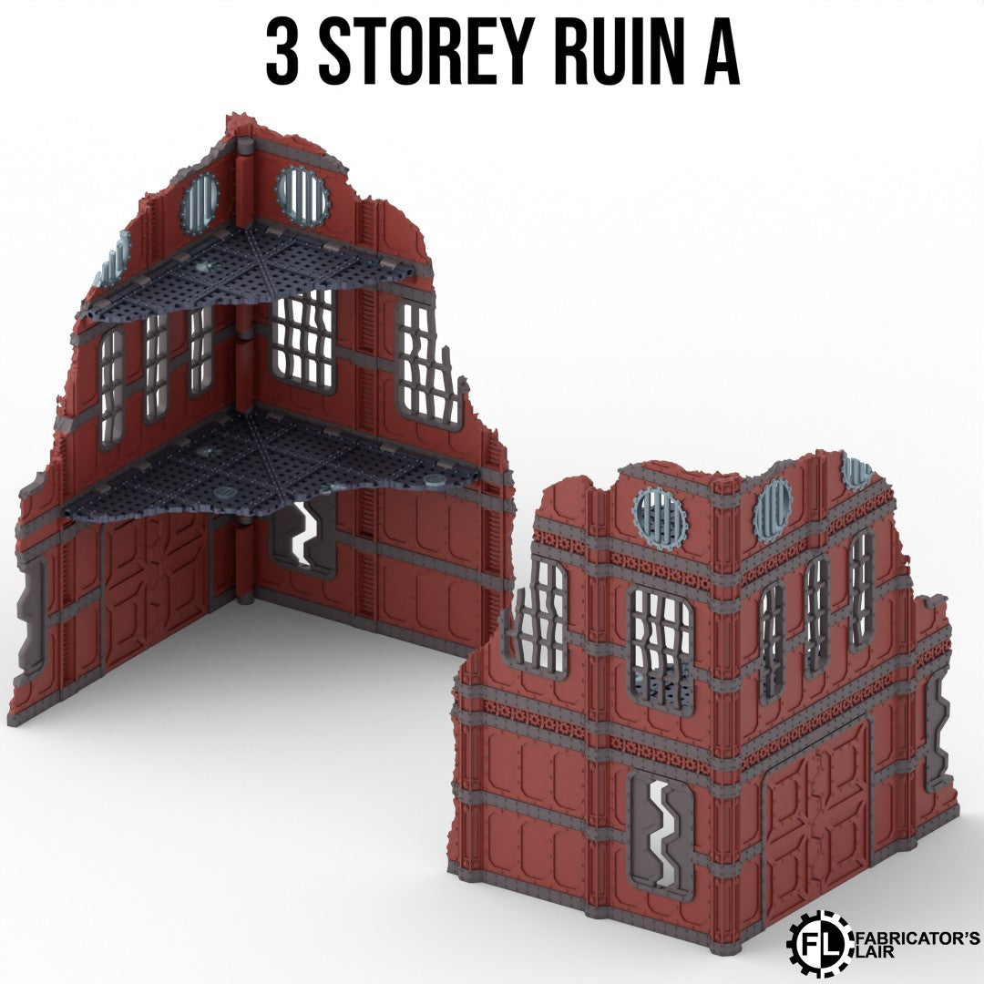 11th Edition Foldable terrain - Industrial Set
