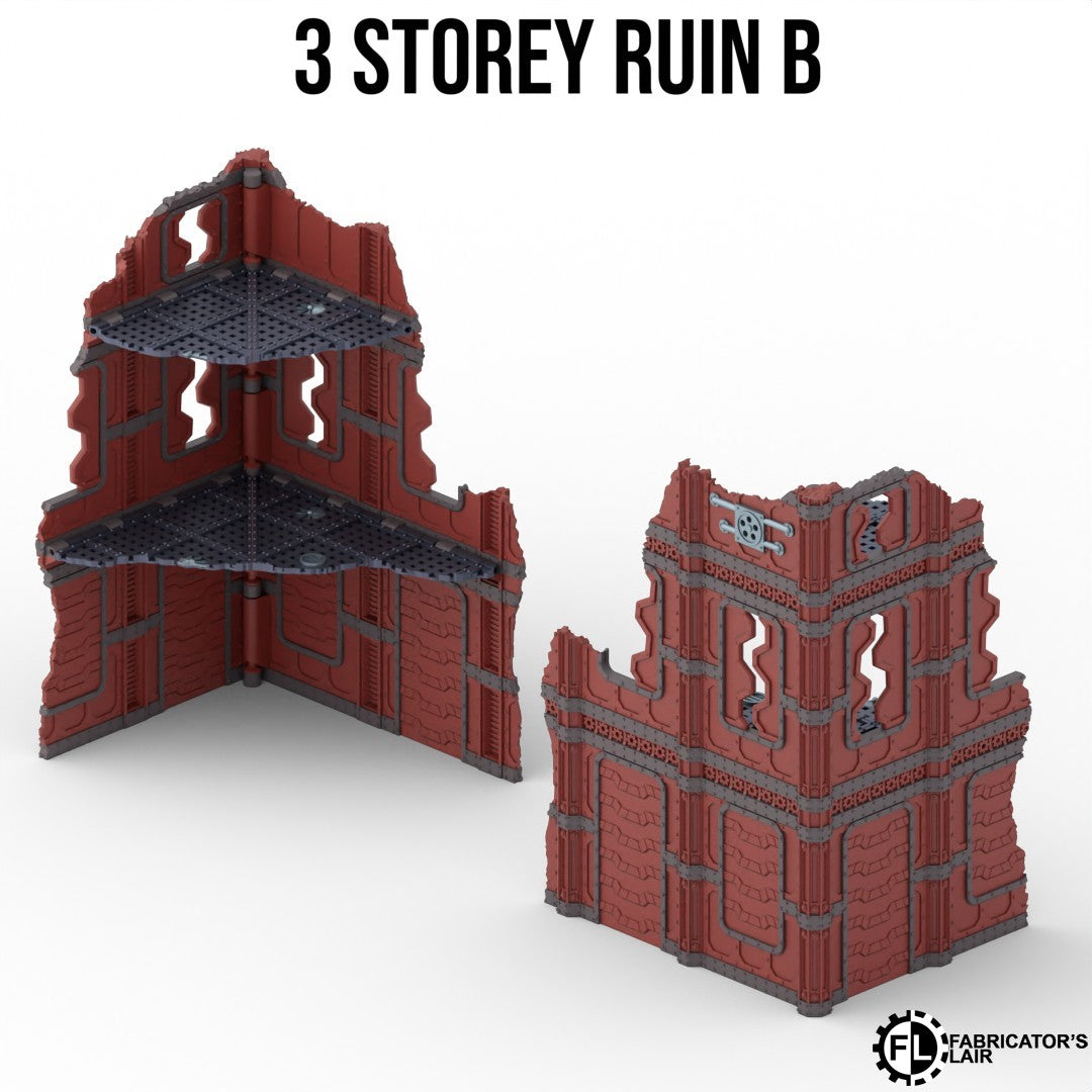 11th Edition Foldable terrain - Industrial Set