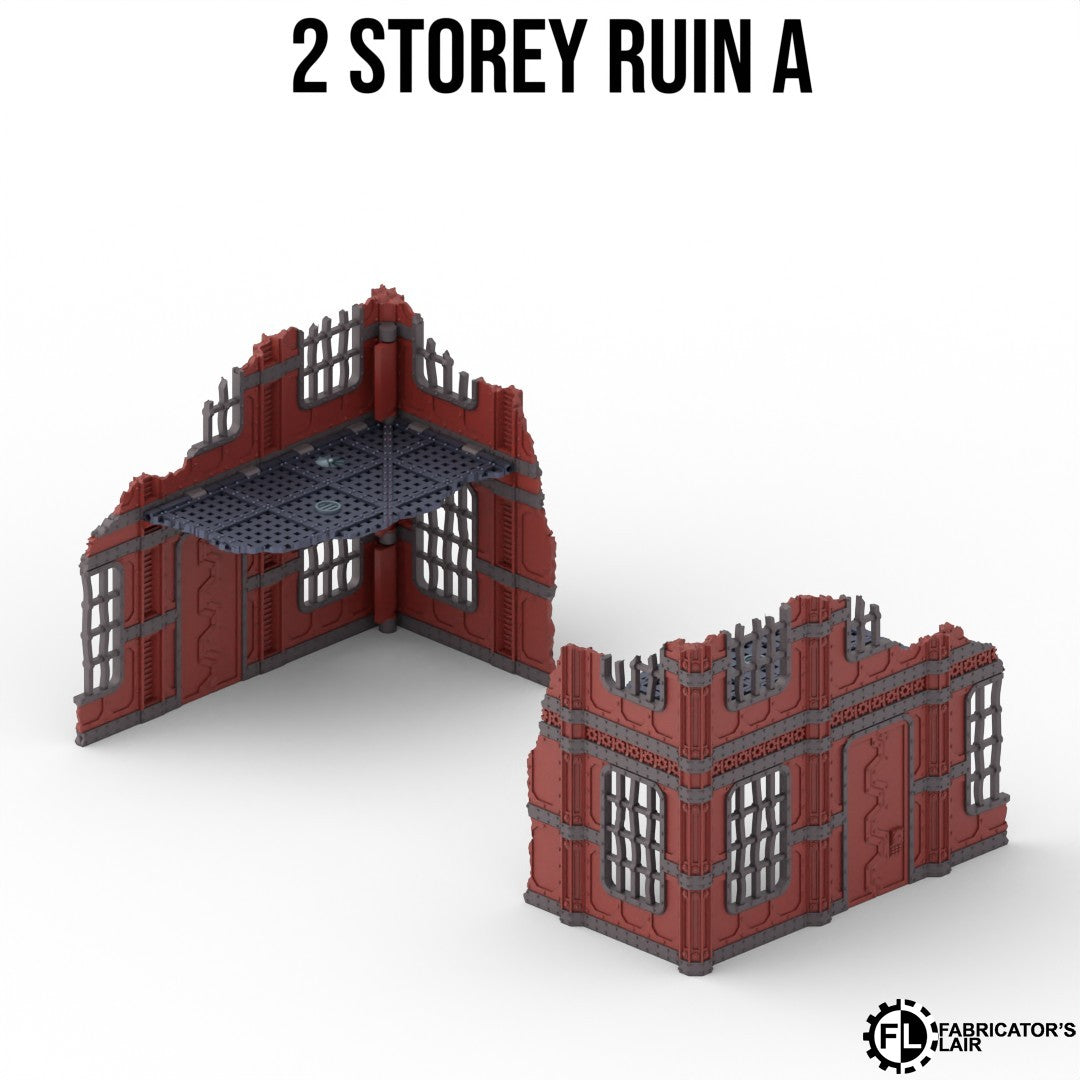 11th Edition Foldable terrain - Industrial Set