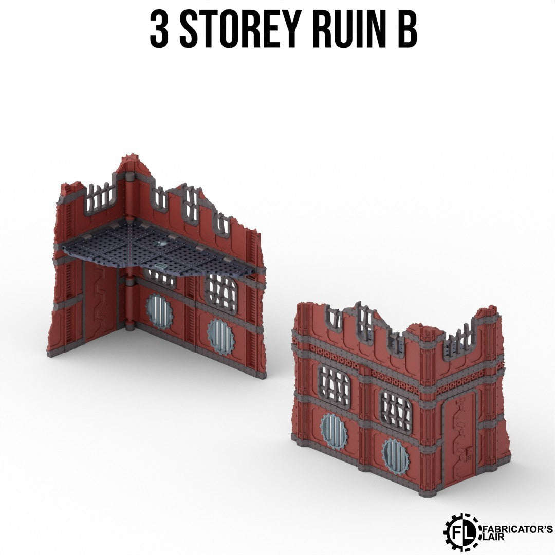 11th Edition Foldable terrain - Industrial Set
