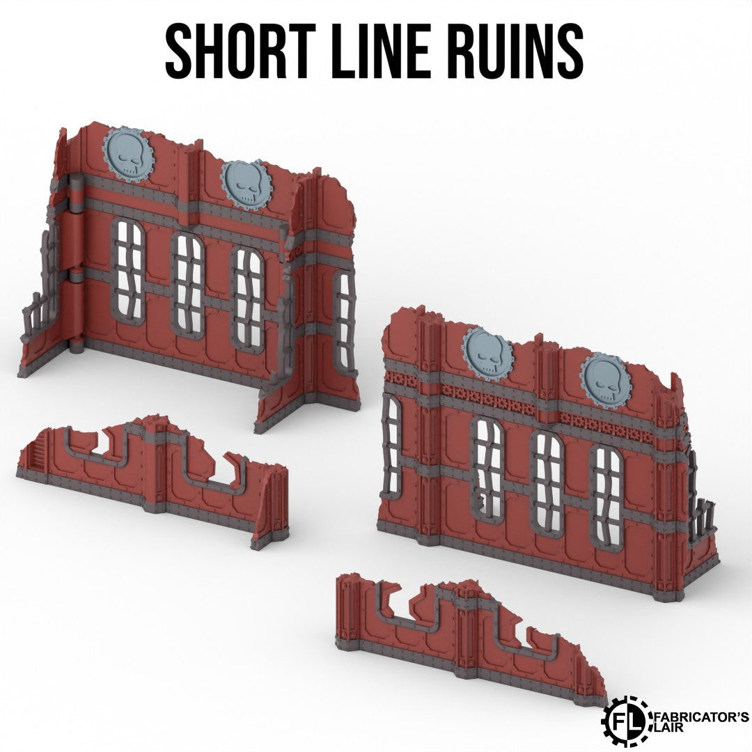 11th Edition Foldable terrain - Industrial Set