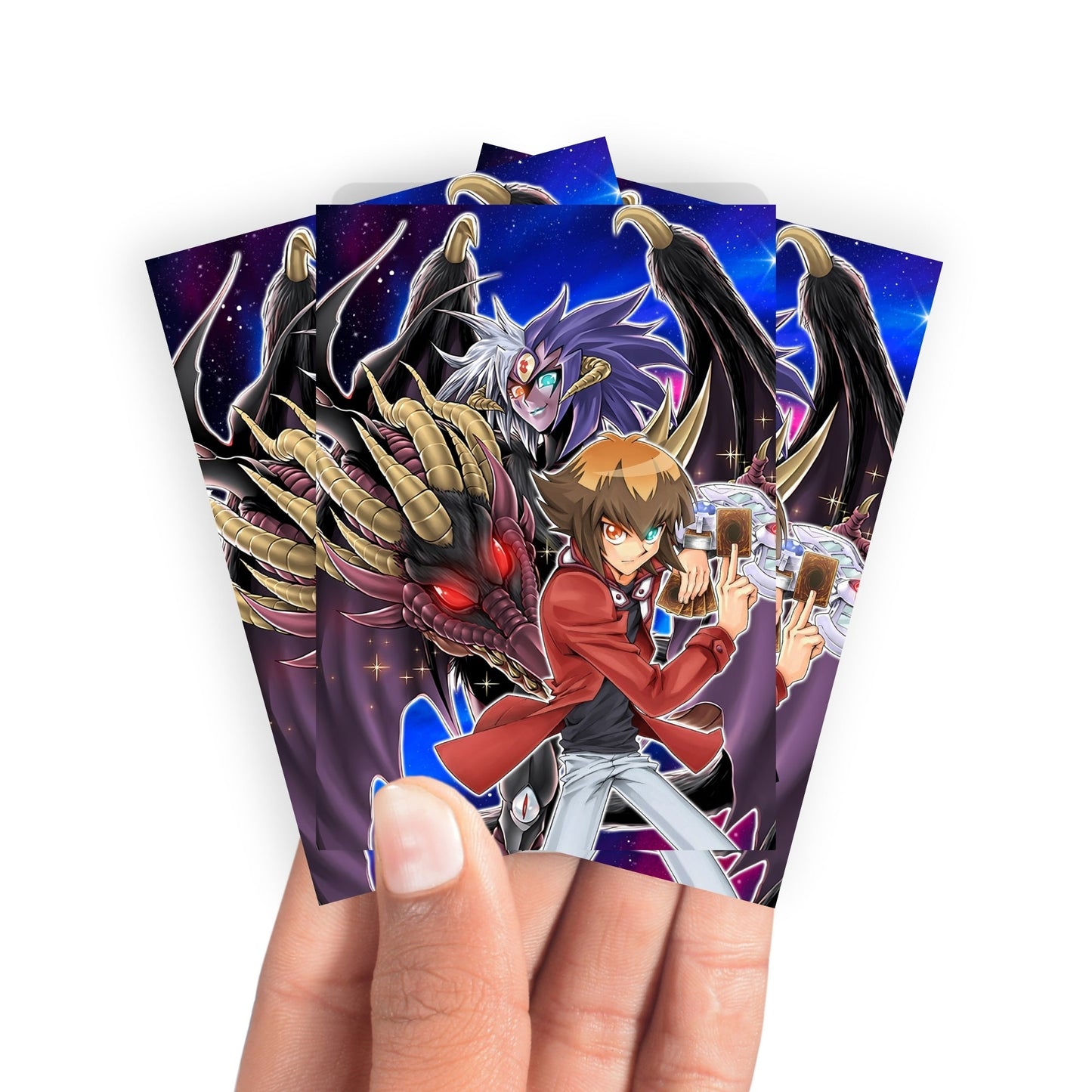 Jaden and Yubel Card Sleeves