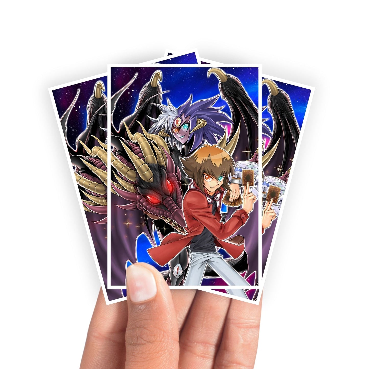 Jaden and Yubel Card Sleeves
