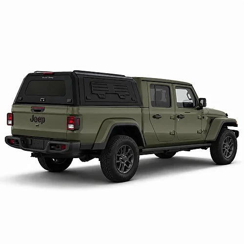 GullWing Aluminum Truck Cap for Jeep Gladiator - Overland Truck Canopy