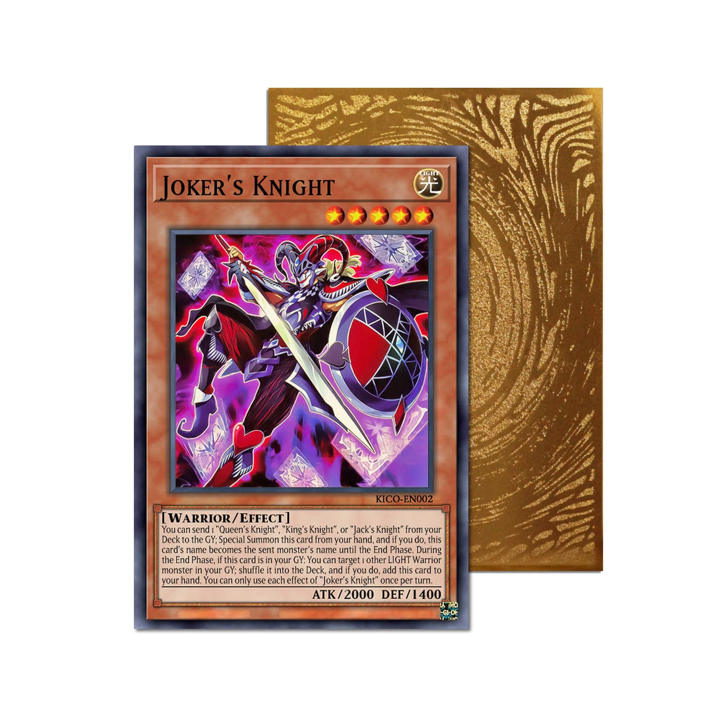 Joker's Knight Metal Orica Card