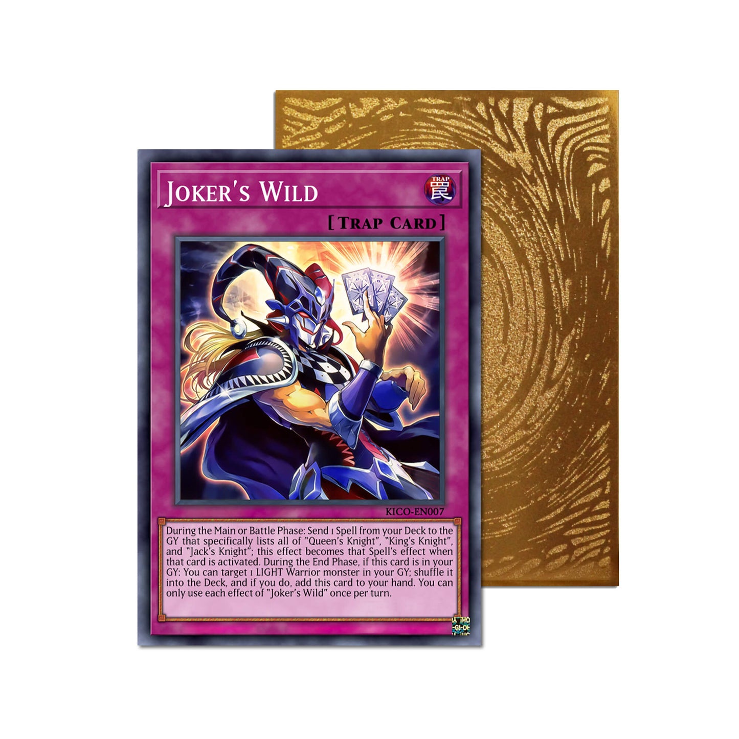 Joker's Wild Metal Orica Card