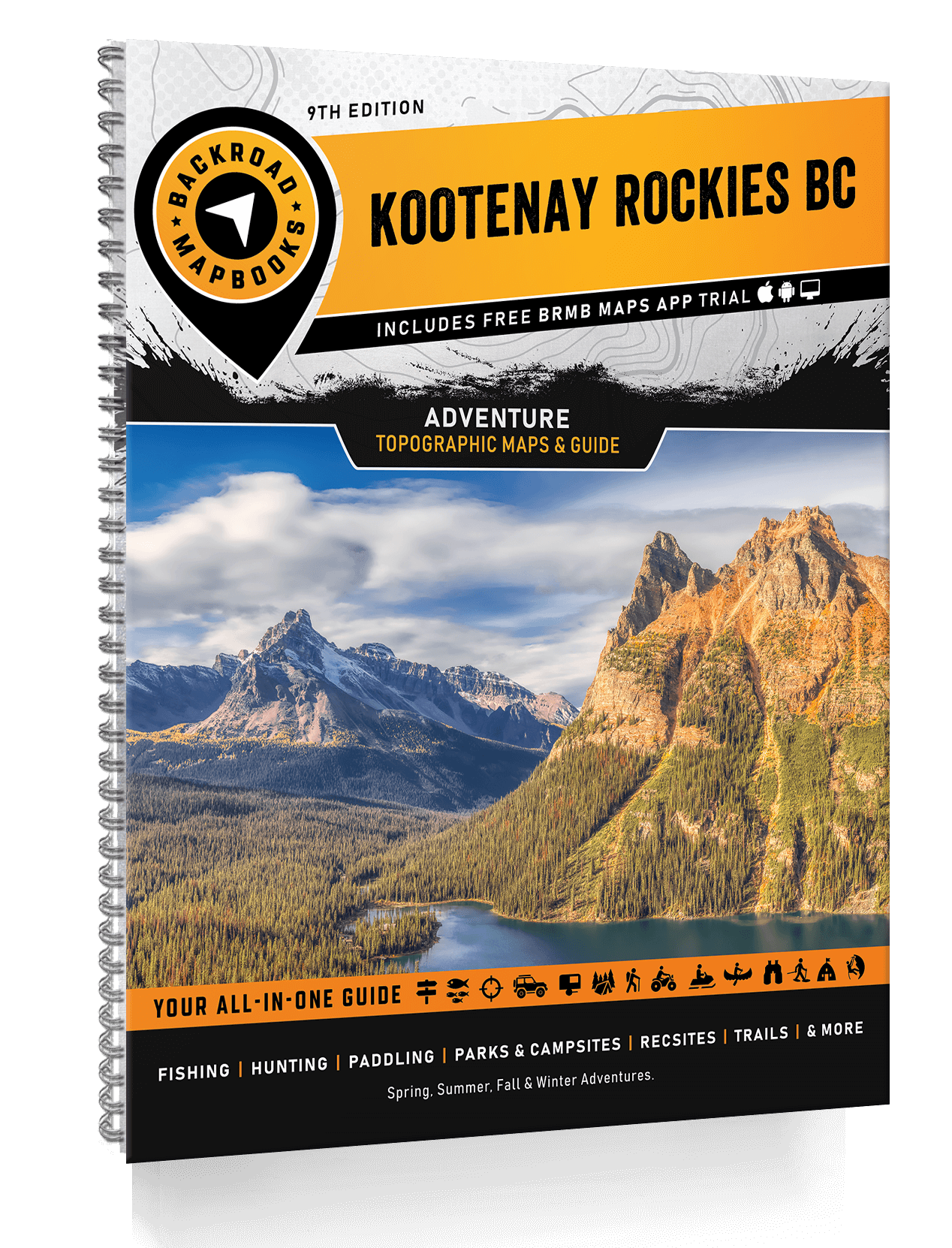 Kootenay Rockies BC Backroad Mapbook