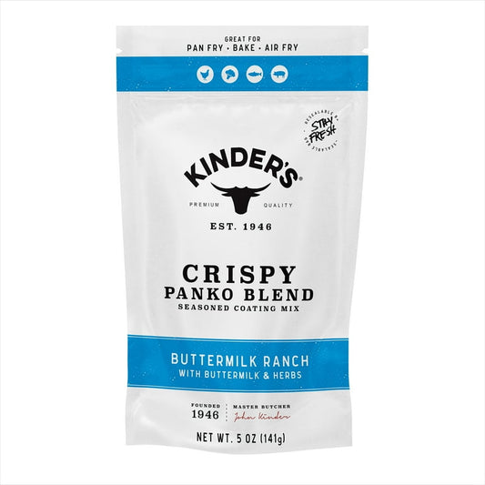 Kinder's Buttermilk Ranch Seasoned Panko Bread Crumb Coating, 5 oz