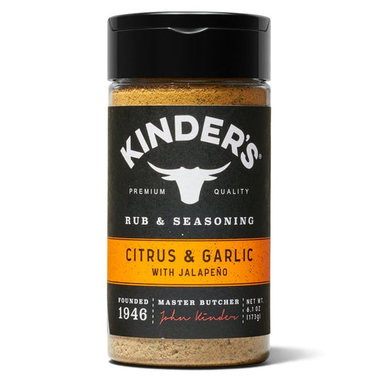 Kinder's Citrus with Garlic and Jalapeno Barbecue Seasoning, 6.1 oz