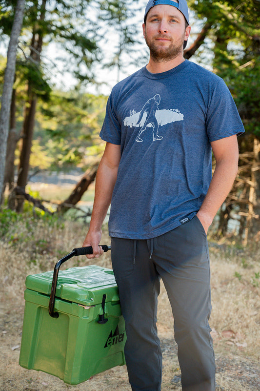 SASQUATCH VI- Unisex Eco Tee - Navy