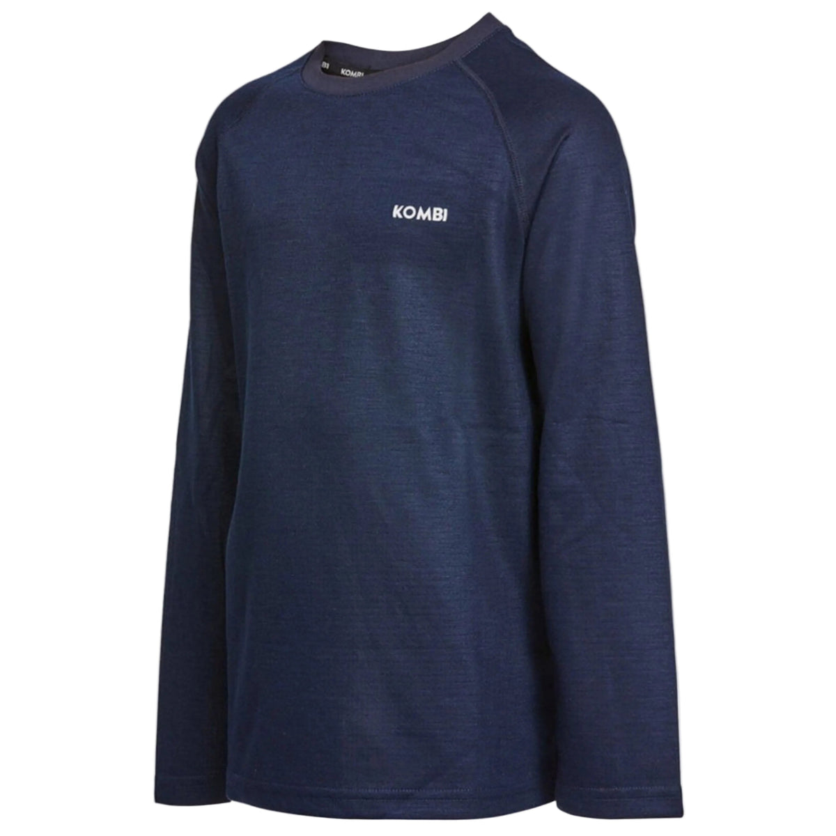 Kombi B2 Merino Blend Crew Tops Kids 190g Mid-weight Base Layers 2-14 Years Old
