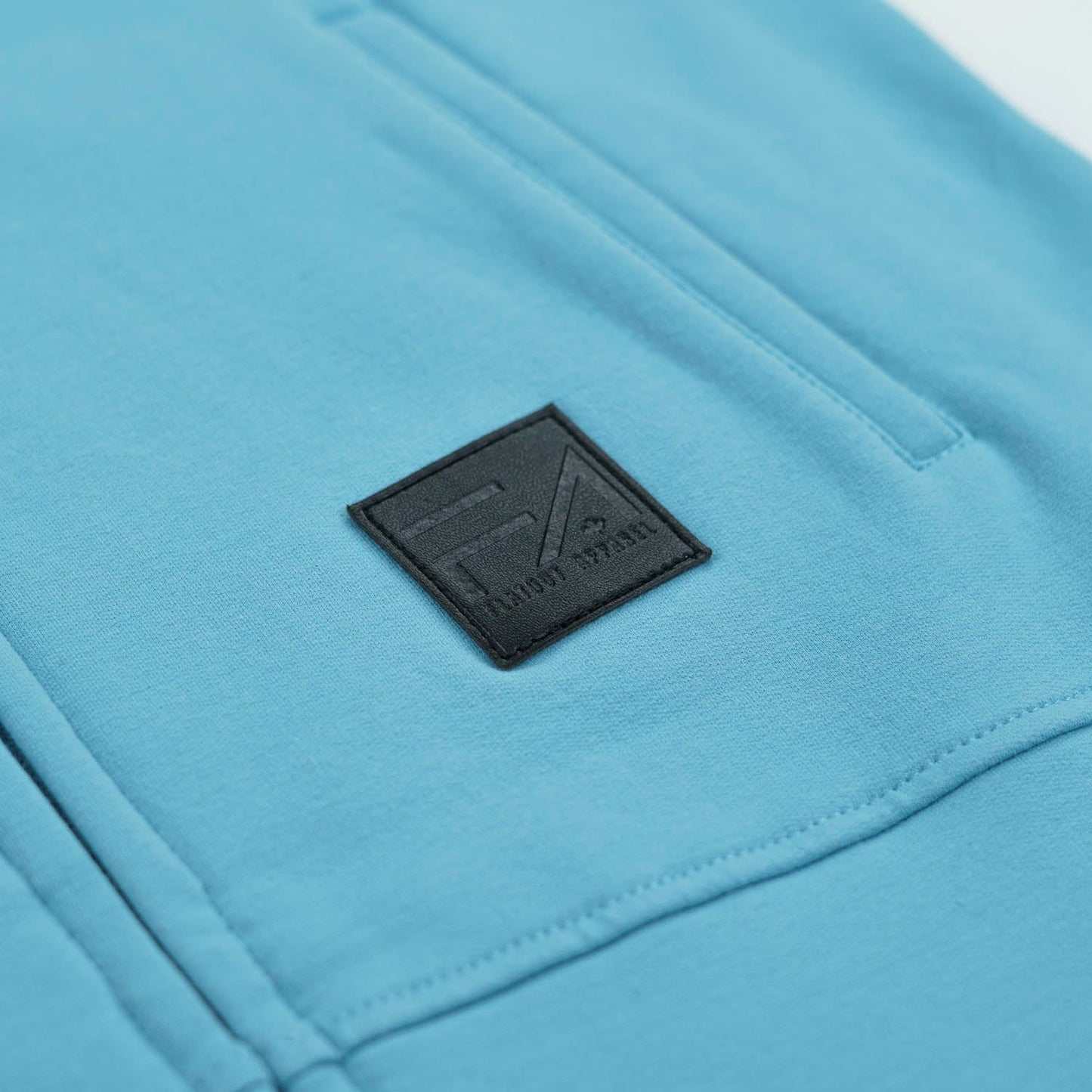 Kora Long Zipup Hoodie Sky Blue
