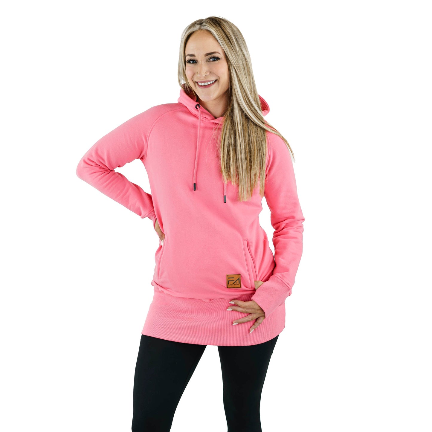 Kora Long Hoodie Bubblegum