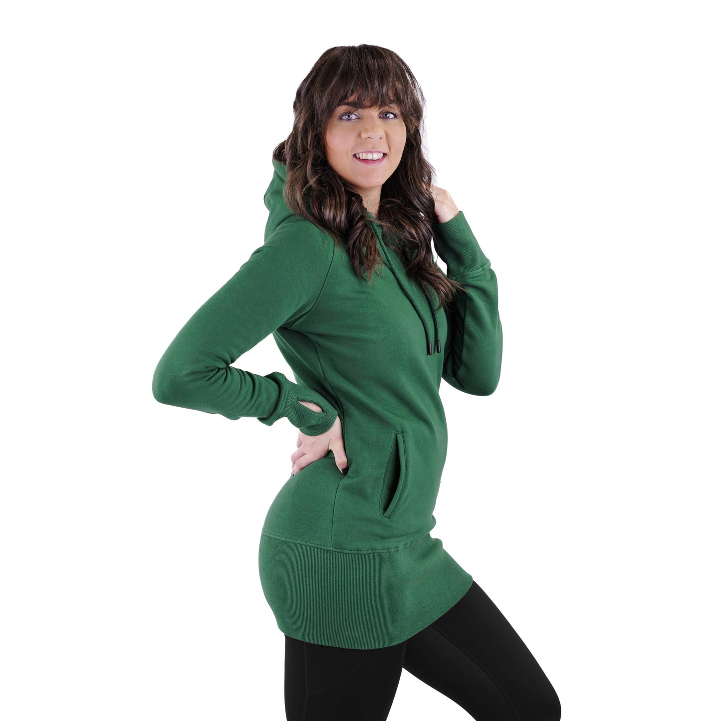 Kora Long Hoodie Forest