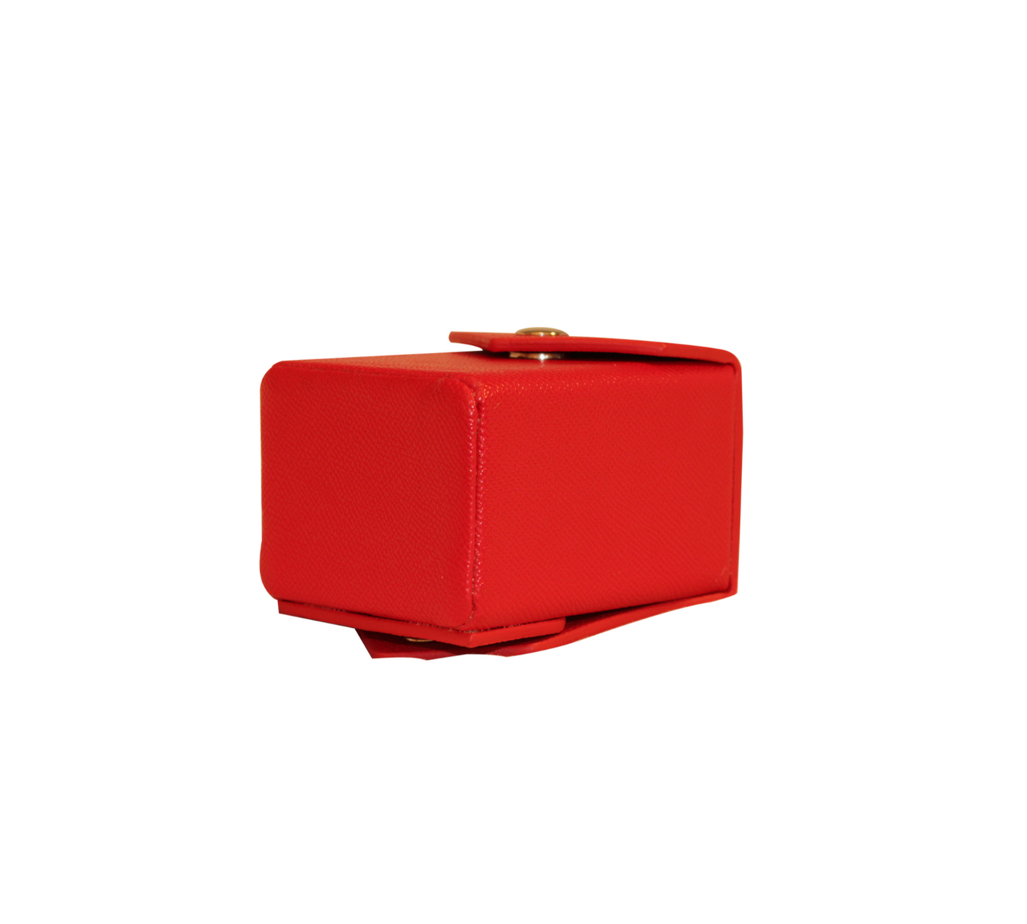 Red Mach 2 Deck Box - Hard Shell - Textured Vegan Leather
