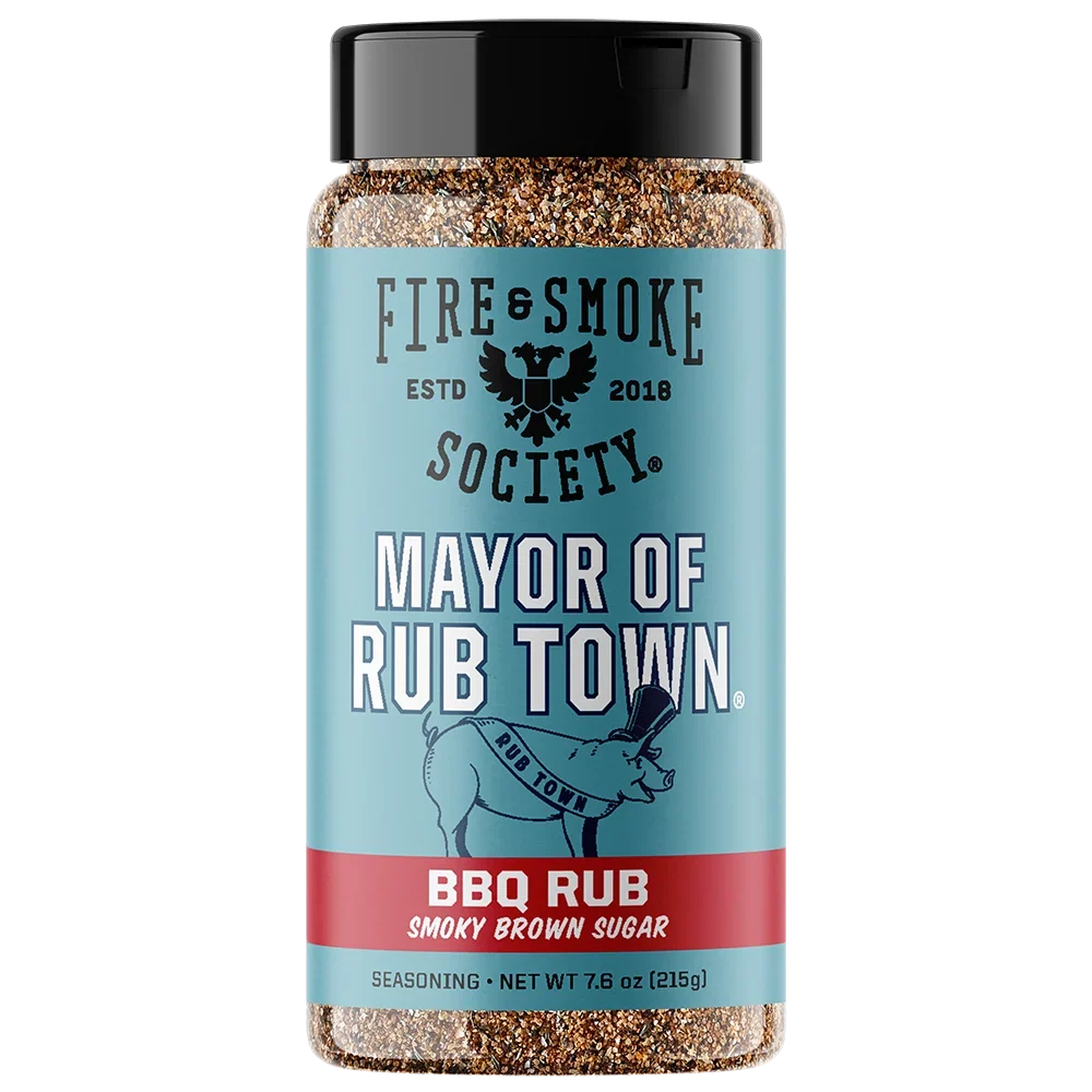 Fire & Smoke Society Mayor of Rub Town BBQ Rub – 7.6 oz