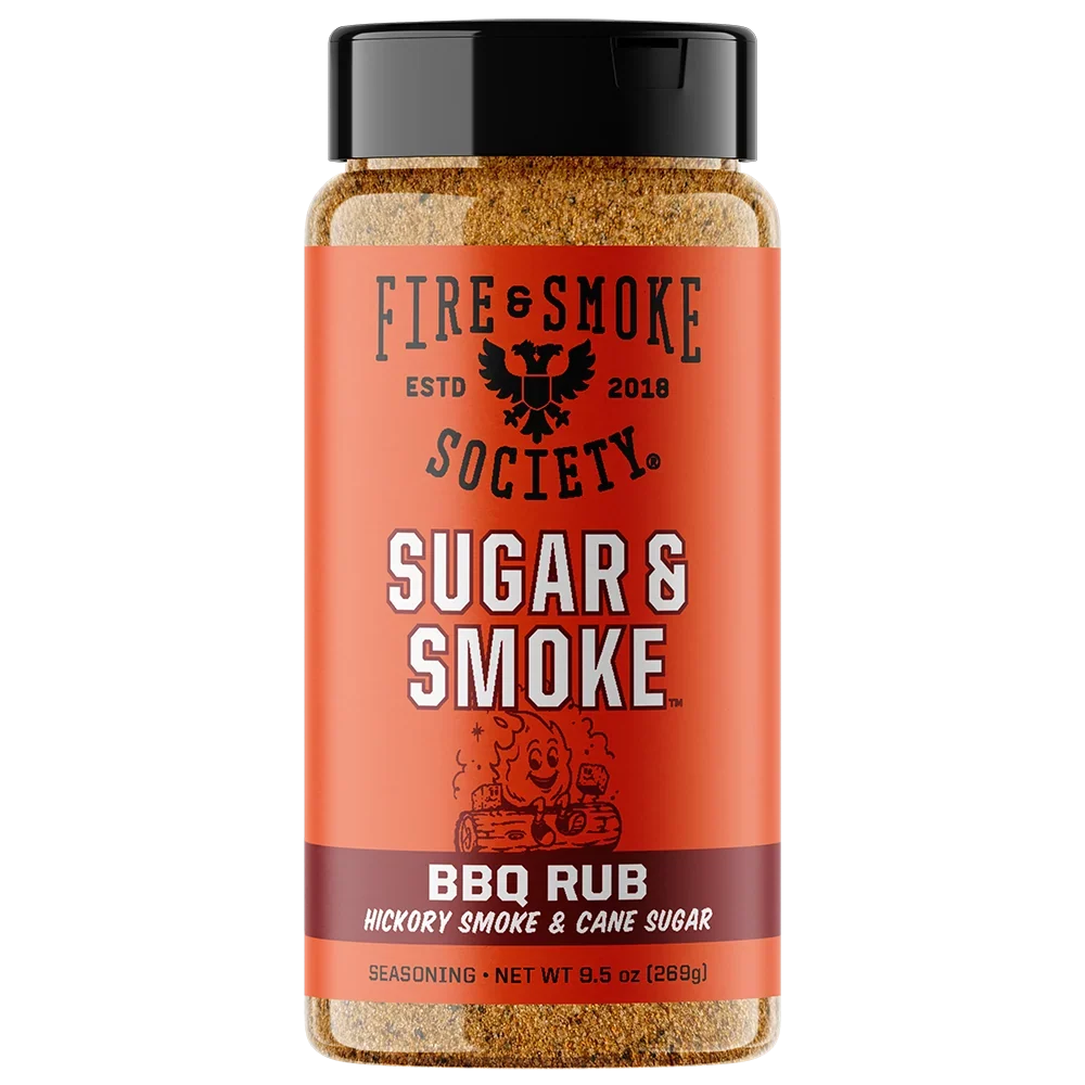 Fire & Smoke Society Sugar & Smoke BBQ Rub – 9.5 oz