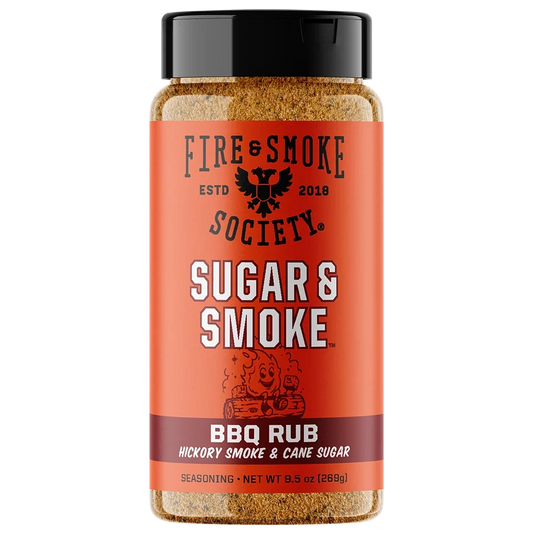 Fire & Smoke Society Sugar & Smoke BBQ Rub – 9.5 oz