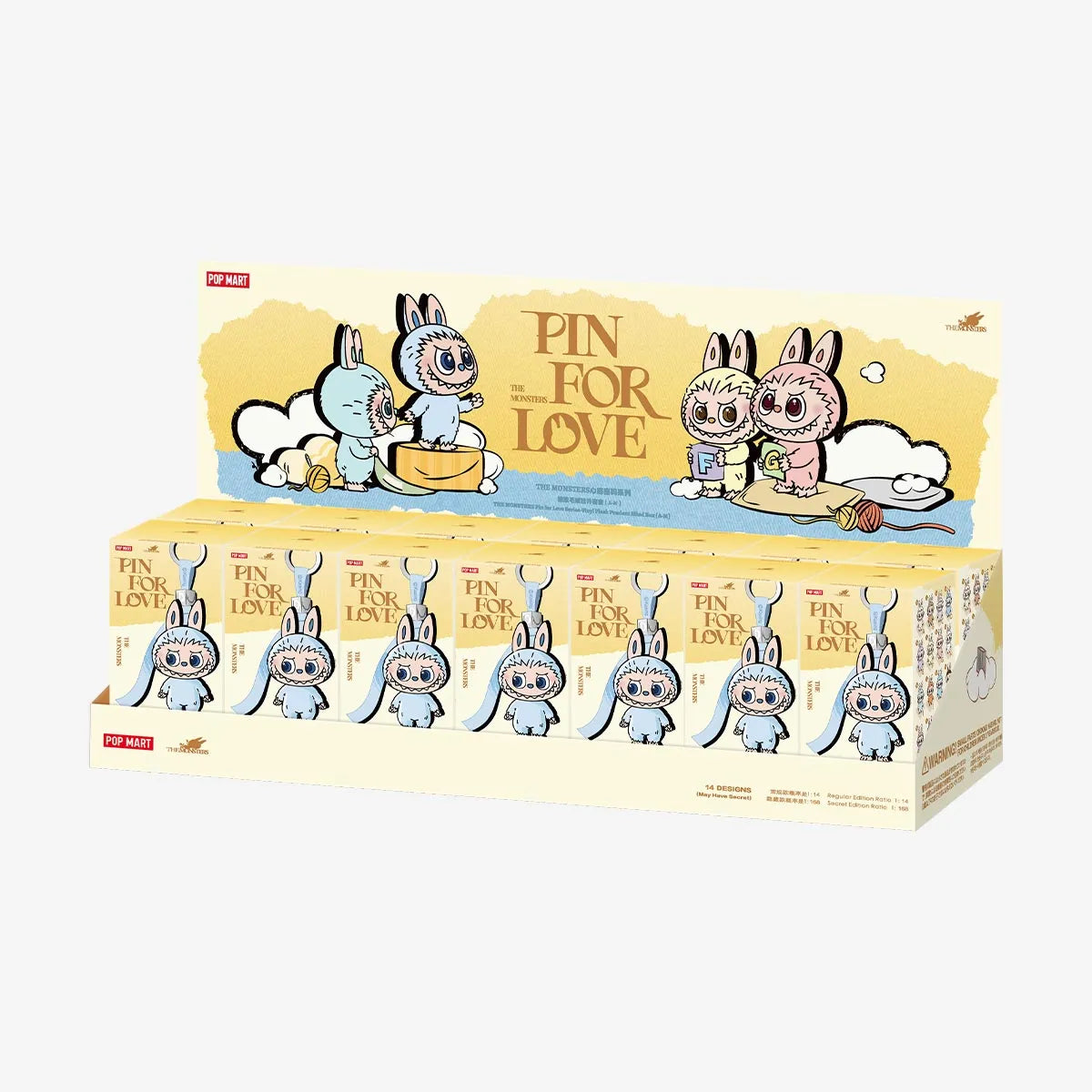 Labubu THE MONSTERS Pin for love - Blind Box (A-M)