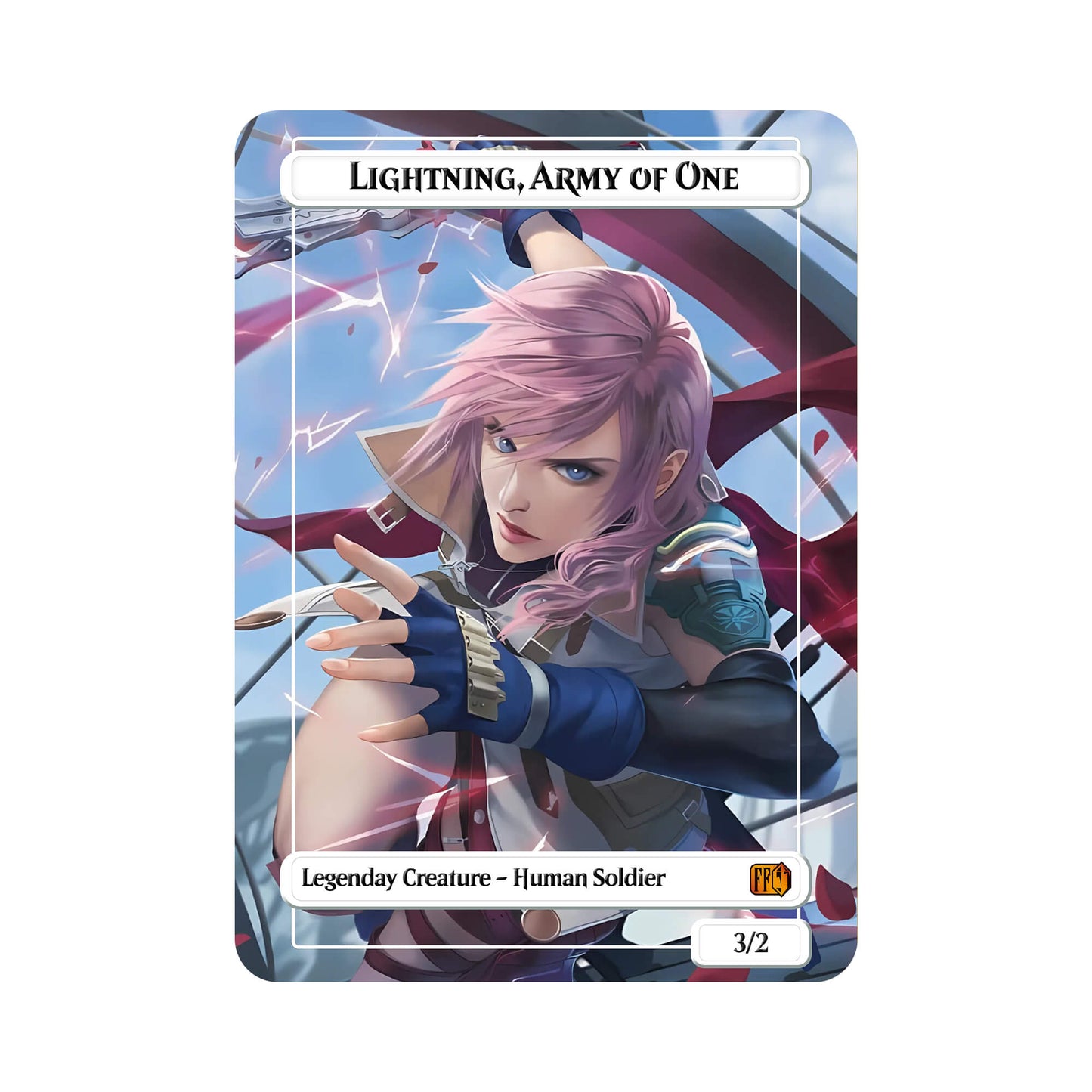 Lightning, Army of One Metal Orica Card