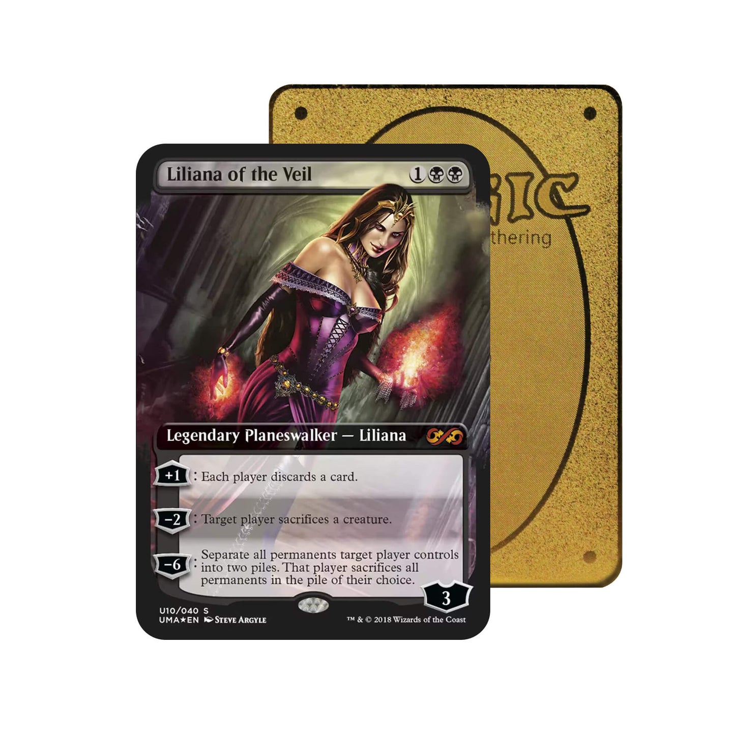 Liliana of the Veil Metal Orica Card