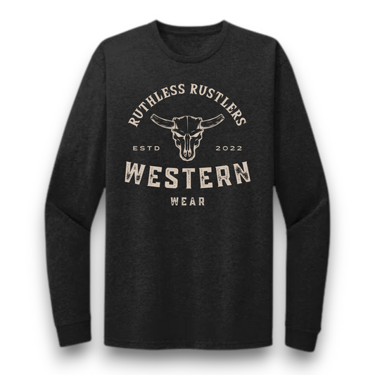 Ruthless Rustlers Western Wear Long Sleeve T-Shirt