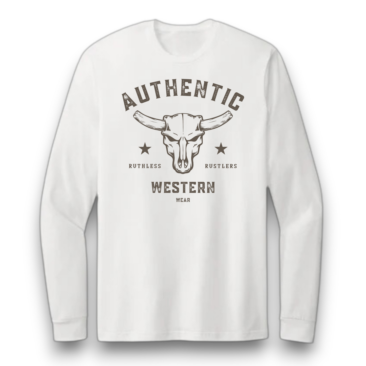 Ruthless Rustlers Authentic Long Sleeve T-Shirt