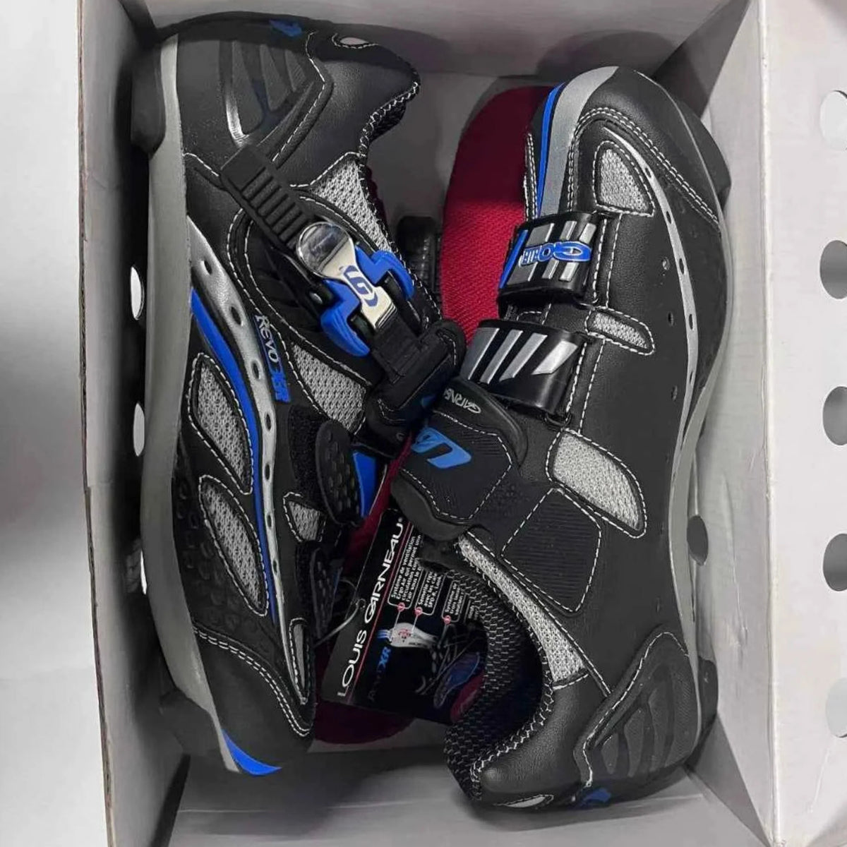 Louis Garneau Unisex Revo XR Road Cycling Shoes Ergo Air Sizes 37-39 EU
