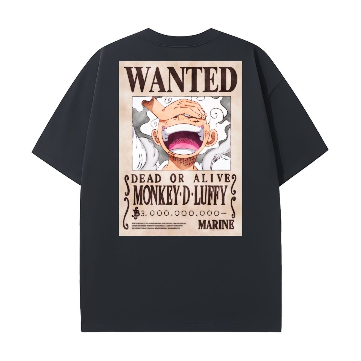 Luffy Wanted Poster T-shirt